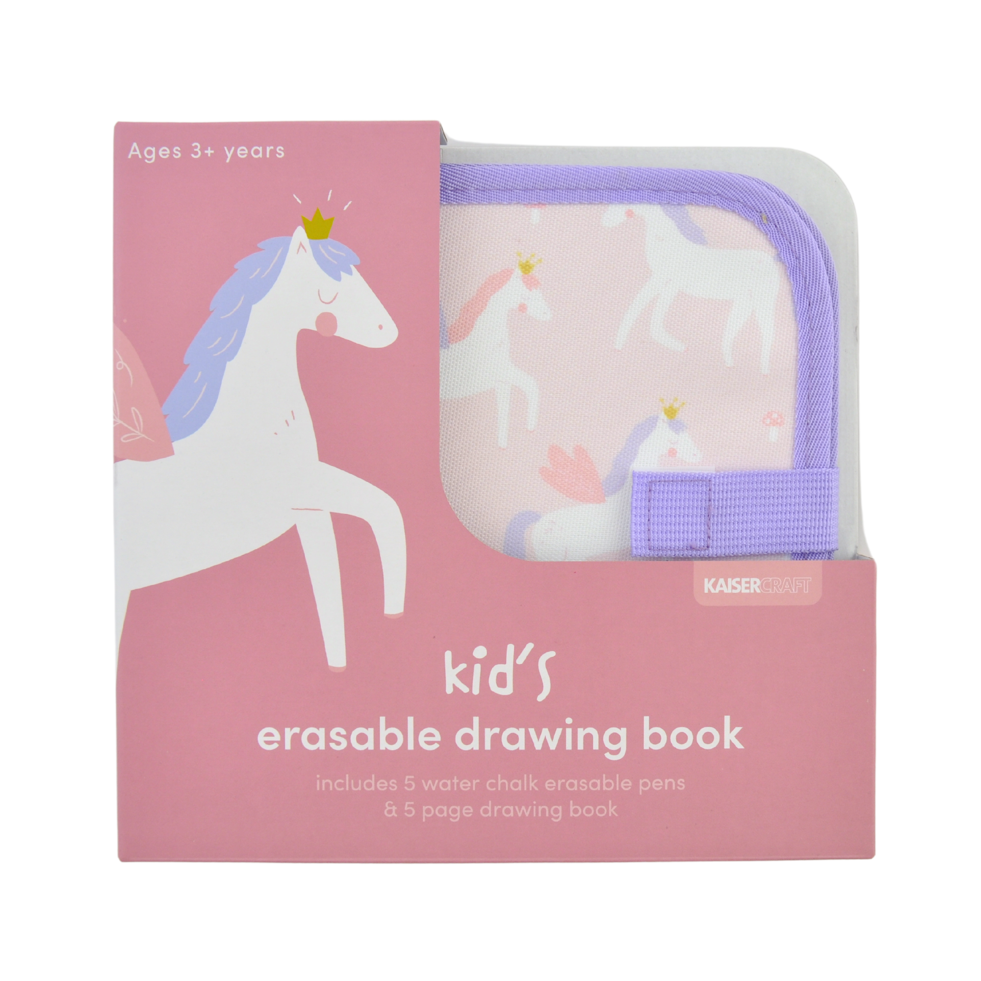 Kaiser Creative Club - Kids Erasable Drawing Book - WHIMSY WONDER